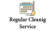 Regular cleaning service